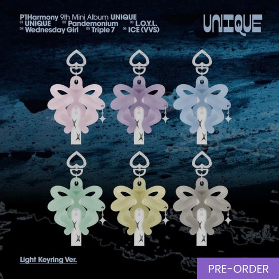 {PRE-ORDER} P1Harmony - 9th Mini Album [UNIQUE] (Light Keyring Ver.)